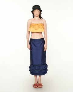 Ruffle Midi Skirt