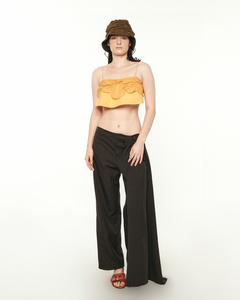 Draped Flare Pants