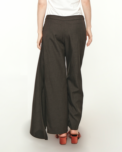 Draped Flare Pants