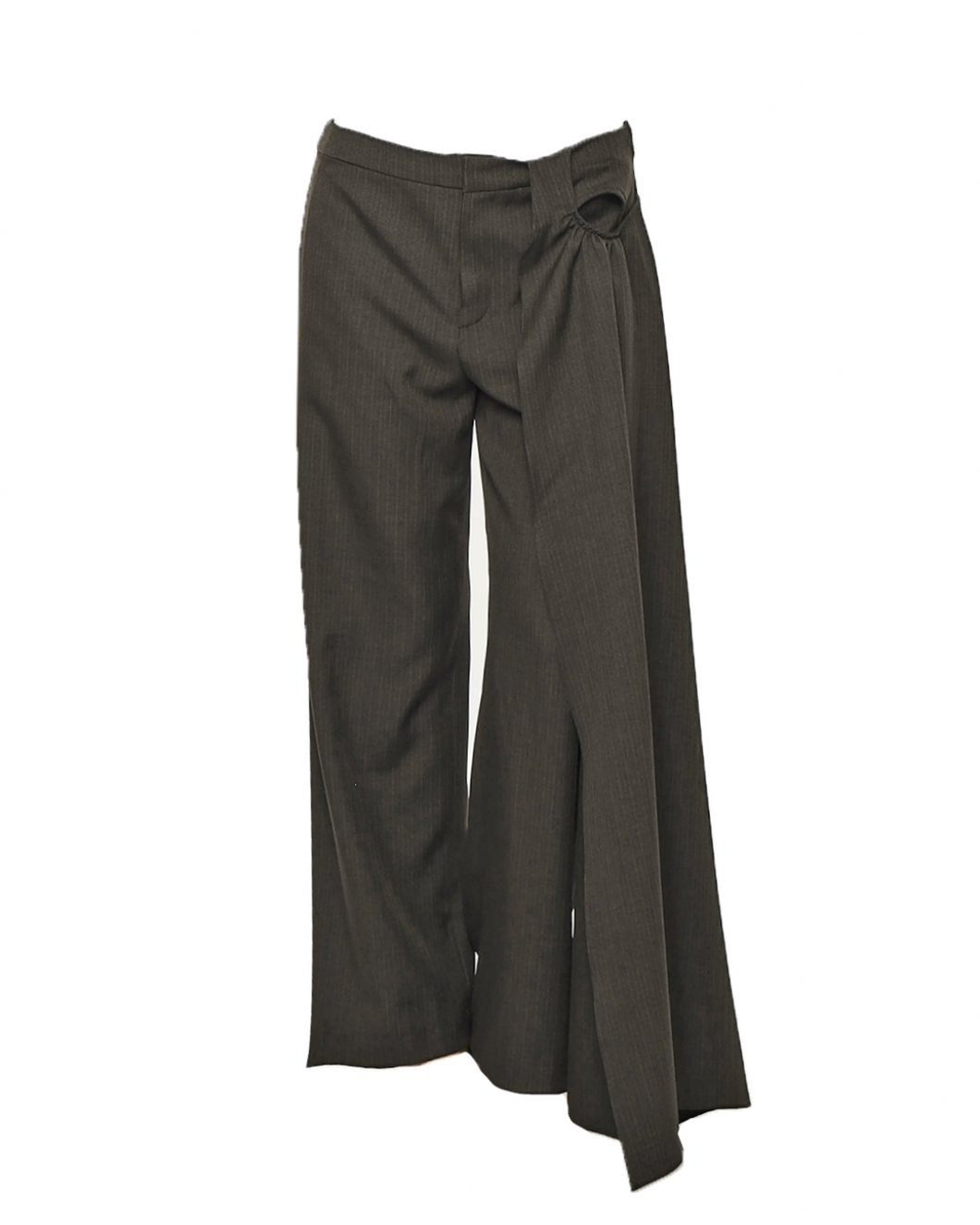 Draped Flare Pants