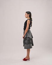 Load image into Gallery viewer, Draped Pleats Ruched Skirt
