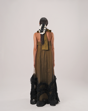 Load image into Gallery viewer, Sheer Ruffle Maxi Dress
