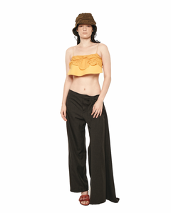 Draped Flare Pants