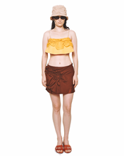 Load image into Gallery viewer, Stardust Mini Skirt Brown
