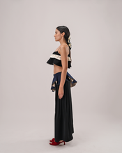 Load image into Gallery viewer, Two Tone Ruffle Belt Skirt
