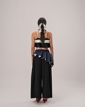 Load image into Gallery viewer, Two Tone Ruffle Belt Skirt
