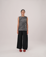 Load image into Gallery viewer, Quatrefoil Draped Tank
