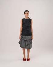 Load image into Gallery viewer, Quatrefoil Draped Tank
