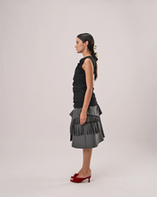 Load image into Gallery viewer, Quatrefoil Draped Tank
