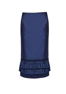 Ruffle Midi Skirt