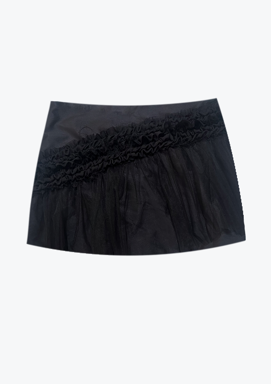 Ruffle Mini Skirt
