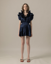 Load image into Gallery viewer, Mini Dress with Ruffles Details
