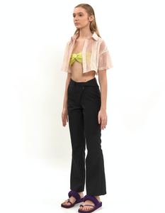 Deconstructed Flare Pants